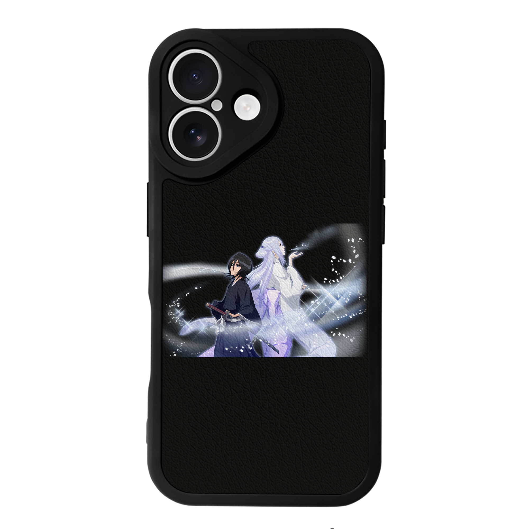 （画像用） ブリーチ 朽木ルキア BLEACH Kuchiki Rukia 【iPhone 16シリーズ対応】シリコンスマホケース（レザー調） 材質：シリコン